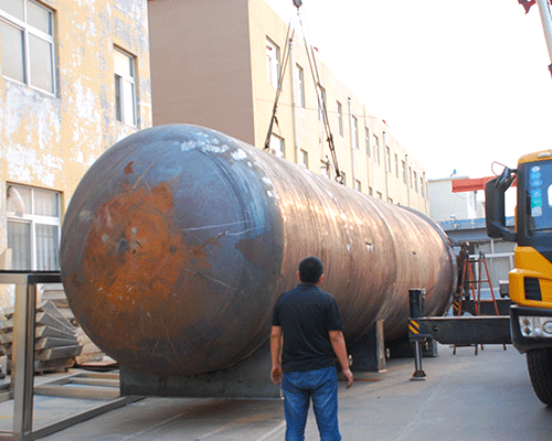 大型硫化罐发货