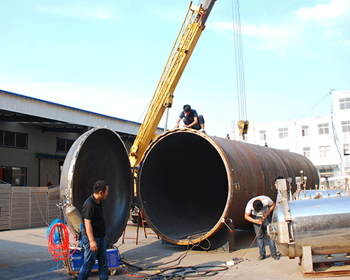 立式硫化罐发货